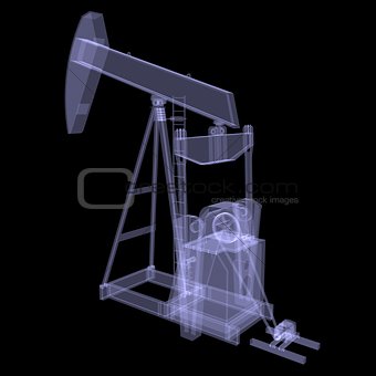 Oil pump. X-ray