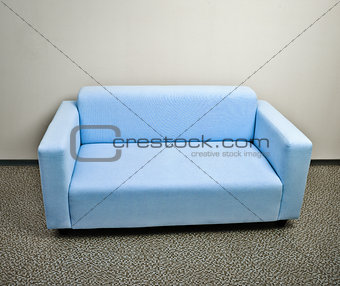 Blue sofa furniture