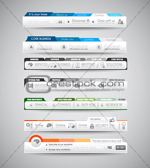 Quality clean web elements for blog and sites.