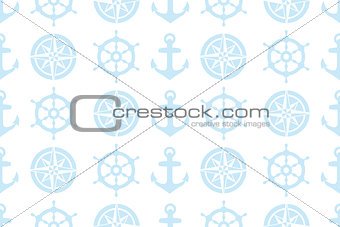 nautical seamless pattern for fabric