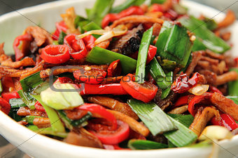 Spicy Sichuan food