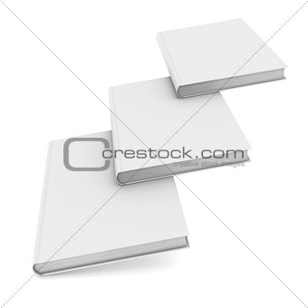 Three white book
