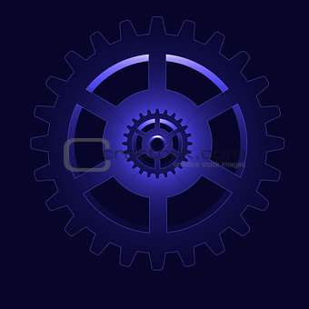 vector gear - cog wheel