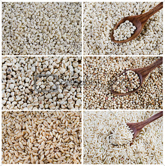 set of grains