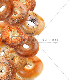 Bagels Isolated On White Background