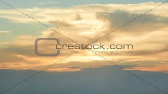 Skyscape in the  evening time