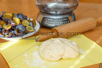 dough for plum cake