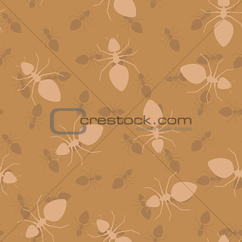Simple seamless vector texture - ants