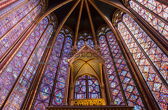 Sainte Chapelle, ile de la cite, Paris, France