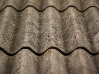 Part of slate roof (focus in center)