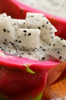 ripe sweet tropical dragon fruit