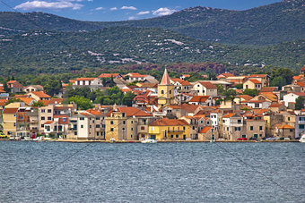 Adriatic town of Pirovac waterfront