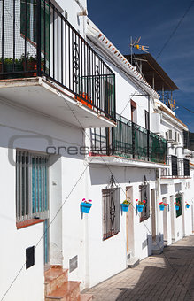 Typical white houses in Mijas