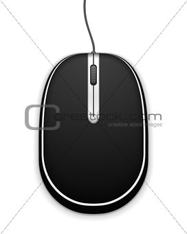 Black Computer Mouse