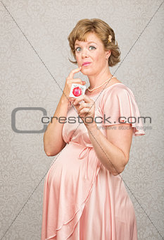 Confused Pregnant Woman