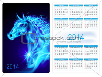 Calendar 2014.