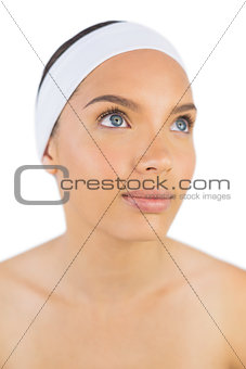Attractive woman wearing headband