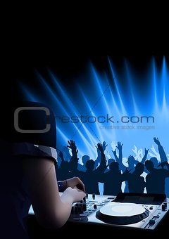 DJ Dance Party Background