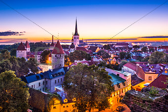 Tallinn Estonia Dawn