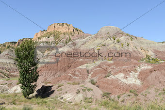 Landscape of Yardang landform