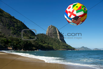 International football soccer ball Rio de Janeiro Brazil