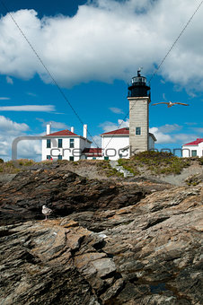 Beavertail Lighthouse in Rhode Island