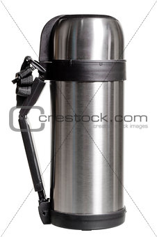 Universal metal thermos for hot and cold foods and beverages