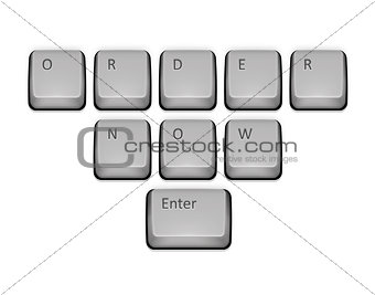 Phrase Order Now on keyboard and enter key.