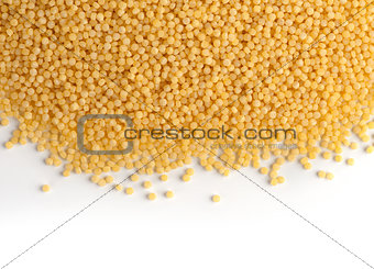 cuscus on white background