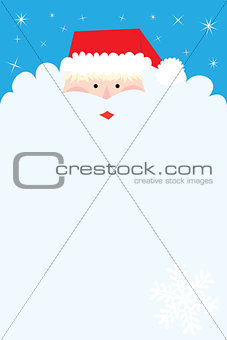 Santa Claus Portrait  background