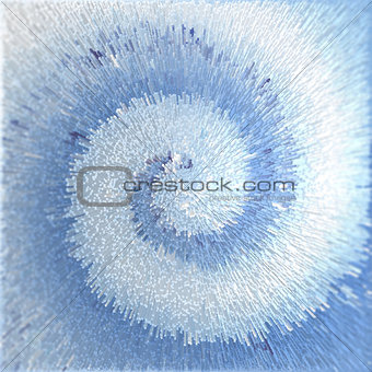 Abstract blue textured background. Spiral movement effect. 