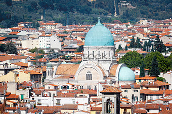 Synagogue in Florence Italy