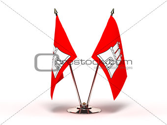 Miniature Flag of Hamburg