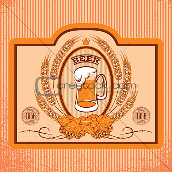 oval labels for beer