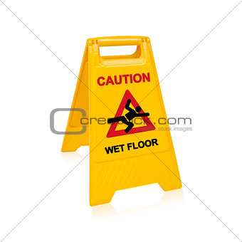 wet floor sign 