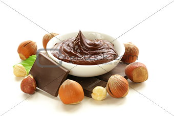 sweet chocolate hazelnut spread