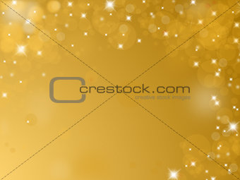 Shiny golden background with text space