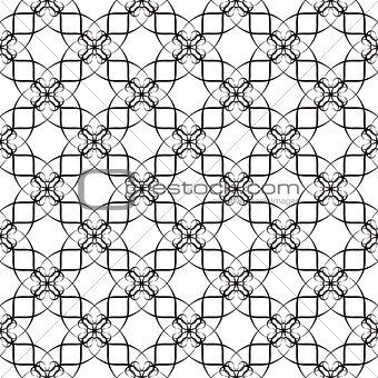 Seamless pattern of curves