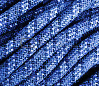 climbing rope texture blue 
