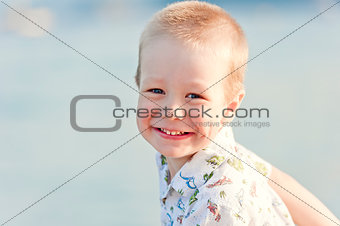 portrait of a smiling child 