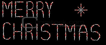 Inscription Merry Christmas