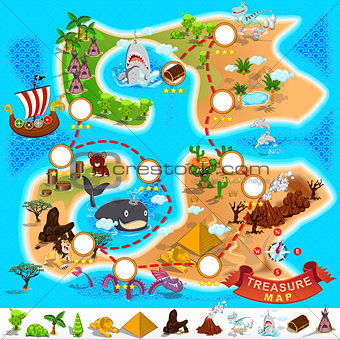 Pirate Treasure Map