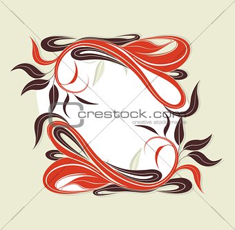 vector holiday frame