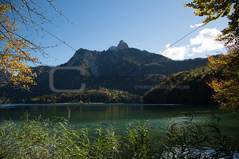 Lake Alpsee in Autumn