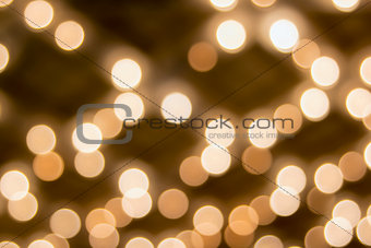 Old Theater Marquee Ceiling Lights Bokeh