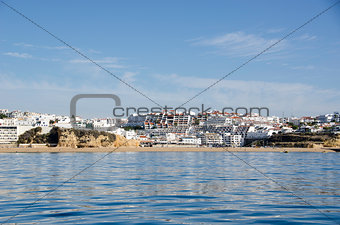 Panorama of Albufeira in Portugal