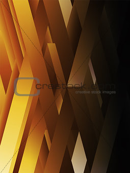 Yellow abstract geometric lines background