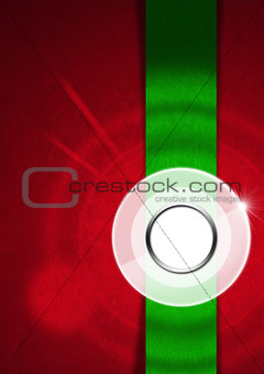 Red and Green Velvet Abstract Background