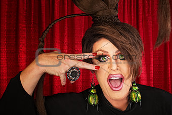 Laughing Drag Queen