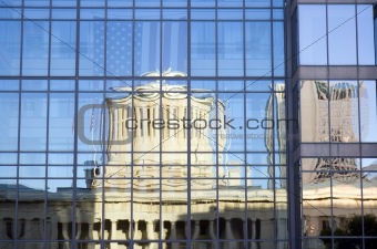 Ohio Statehouse Reflection